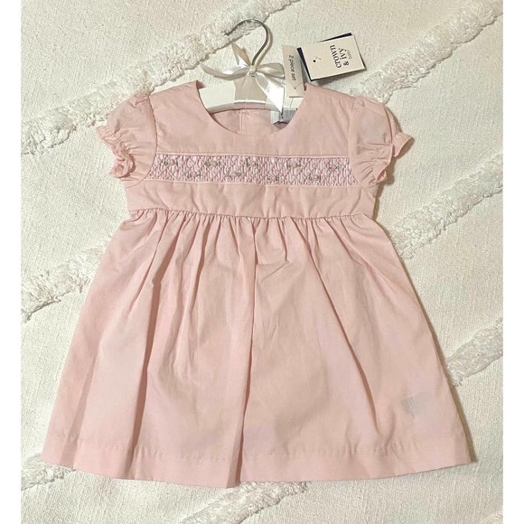 Crown & Ivy baby pink dress size 9 month